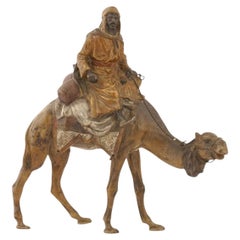 Antique Austrian Bergmann Bronze Bedouin Sculpture