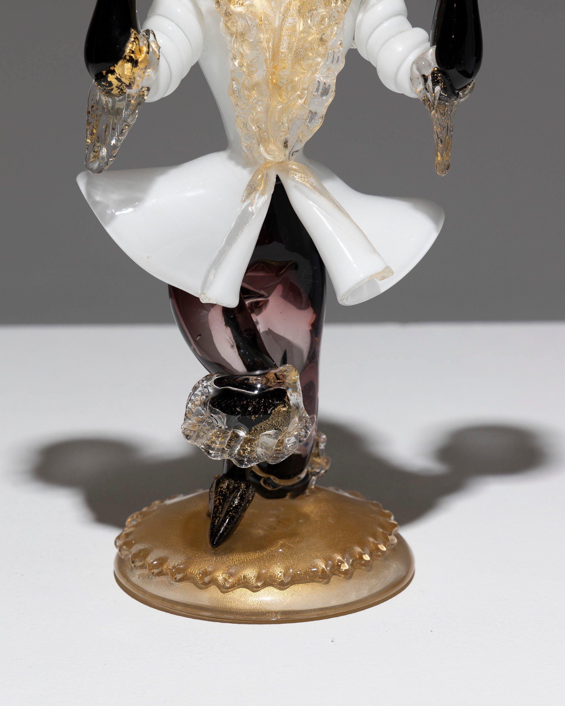 Coppia di candelieri in vetro di Murano, Salviati & Co, anni '50 in vendita 4