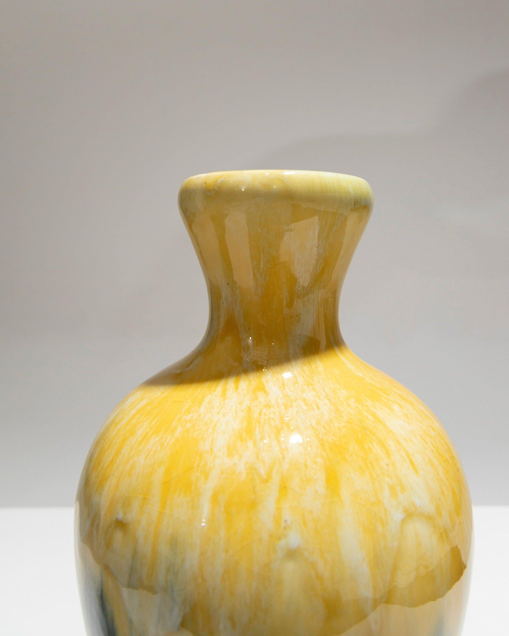 20ième siècle Vase en faïence Art déco, Boch Frères Keramis, années 1930 en vente