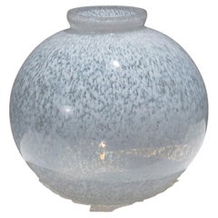 Vaso a sfera in vetro maculato, anni '60