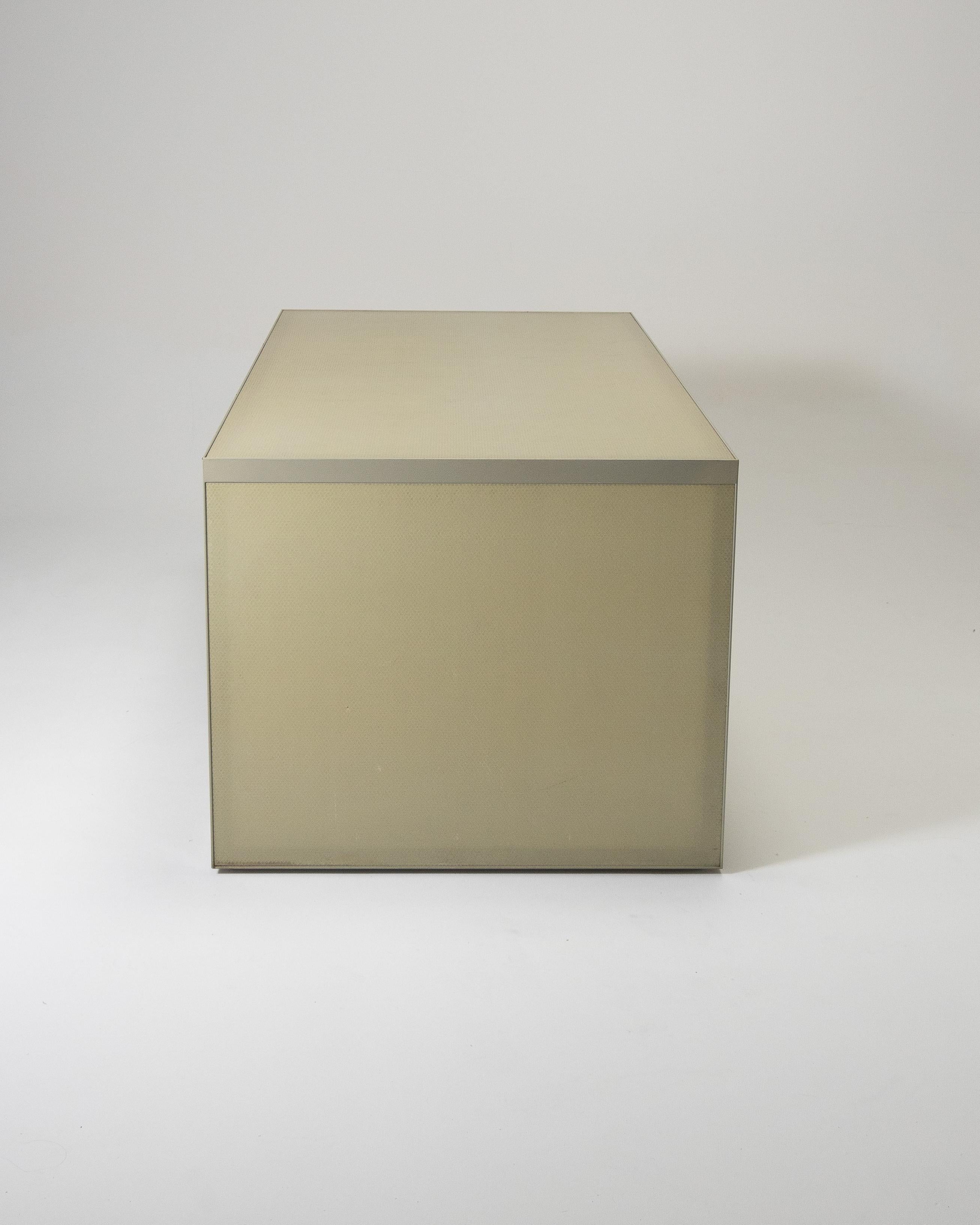 Großer Schreibtisch aus Fiberglas von Martin Szekely, 2000er-Jahre (Aluminium) im Angebot