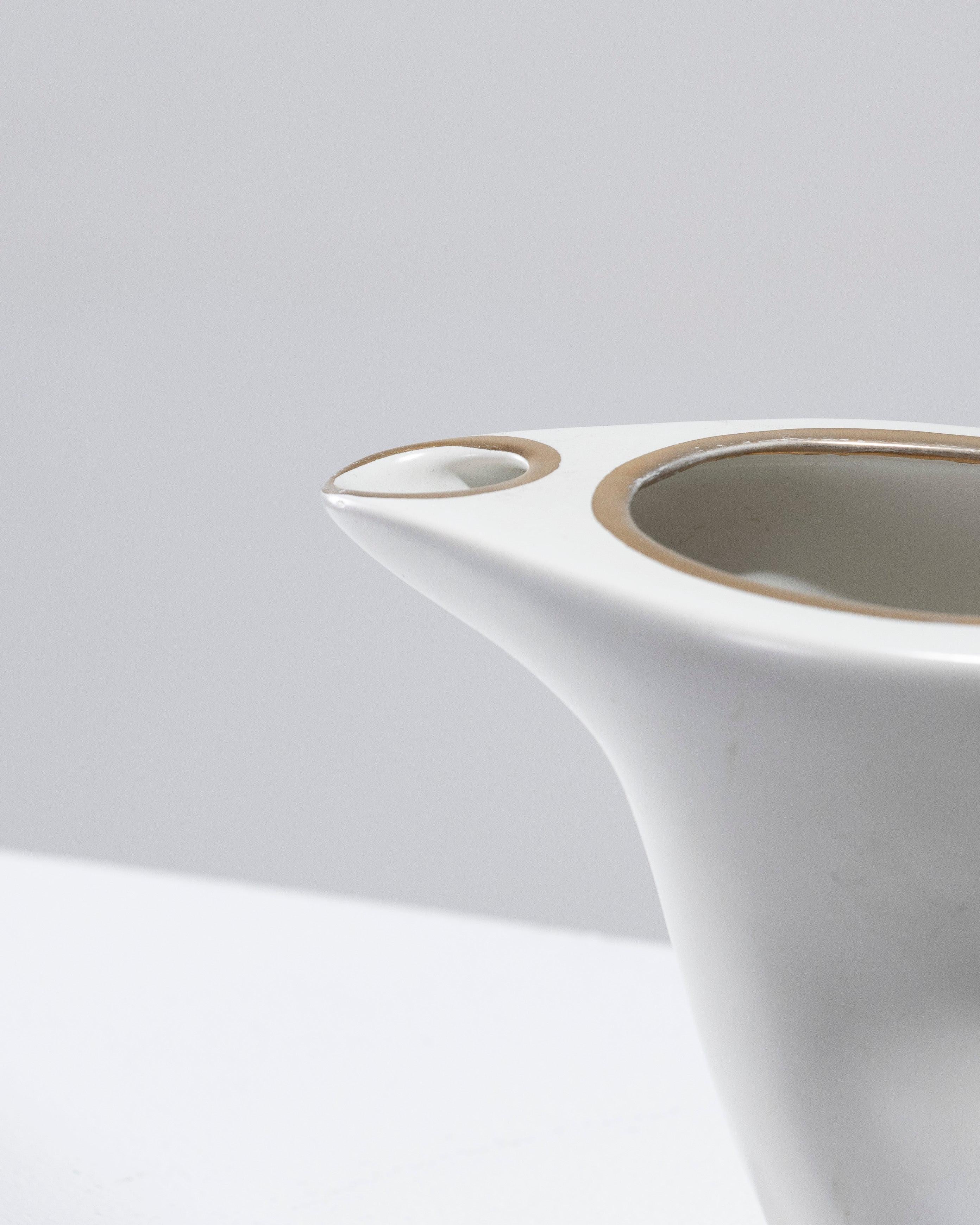 Mid-Century Modern Zoomorphic Porcelain Pitcher, 1950s For Sale
