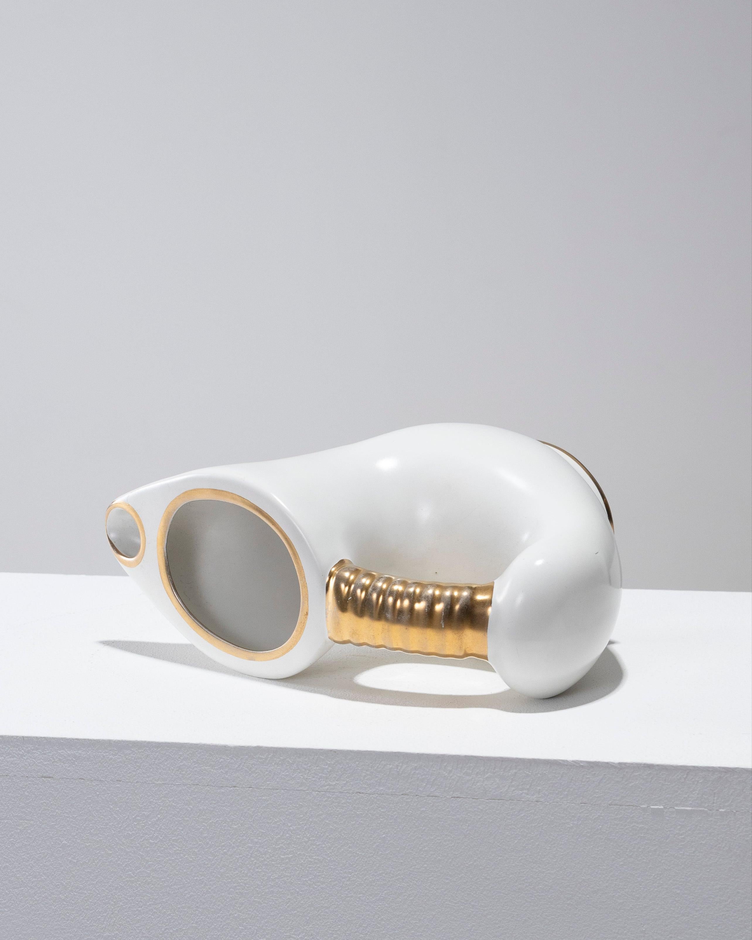 Zoomorphic Porcelain Pitcher, 1950s For Sale 7