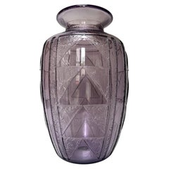 Daum Nancy Art Deco Vase