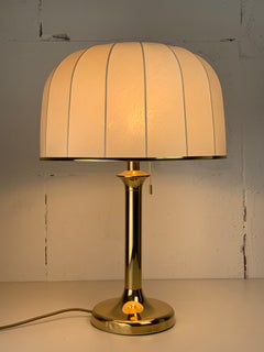 Midcentury Hollywood Regency brass mushroom table lamp, Vienna, Austria 1960s
