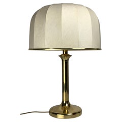 Midcentury Hollywood Regency brass mushroom table lamp, Vienna, Austria 1960s