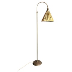 Dutch art deco modernist Bauhaus GISO 451 arc floor lamp W.H. Gispen, 1929