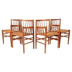 Set of Four '4' Dining Chairs by Jørgen Baekmark for FDB Møbler, Denmark, 1950's