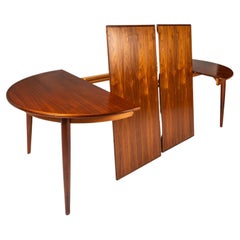 Extension Teak Dining Table w/ Two Leaves by Gudme Møbelfabrik, Denmark, 1960's