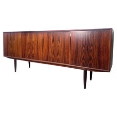 Contoured Credenza/Sideboard, Svend Aage Madsen for H.P. Hansen, Denmark, 1960's