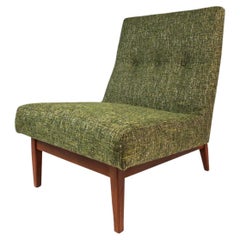 Silla de salón recién tapizada por Milo Baughman para Thayer Coggin, EE.UU., c. 1960