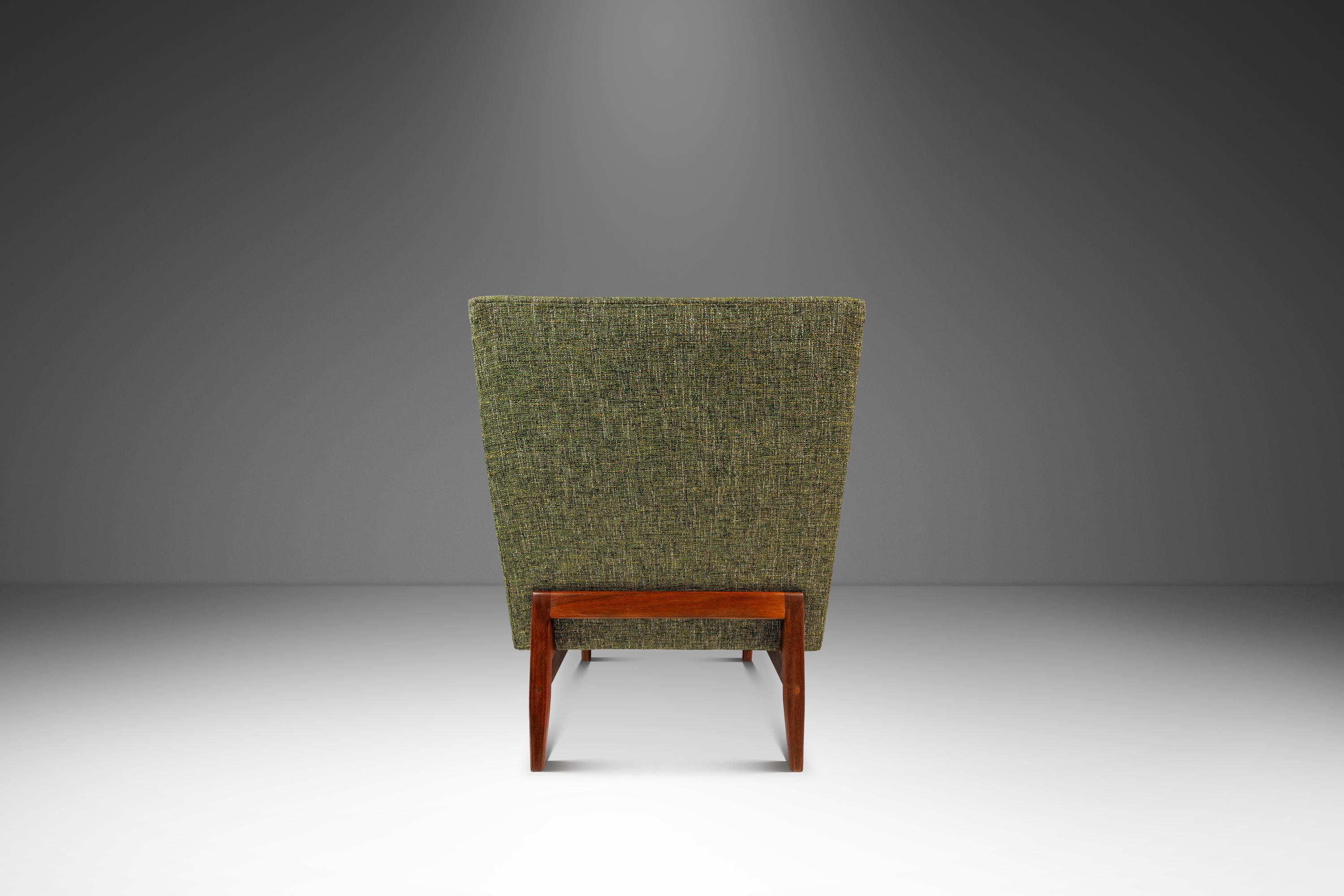 Silla de salón recién tapizada por Milo Baughman para Thayer Coggin, EE.UU., c. 1960 Estadounidense en venta