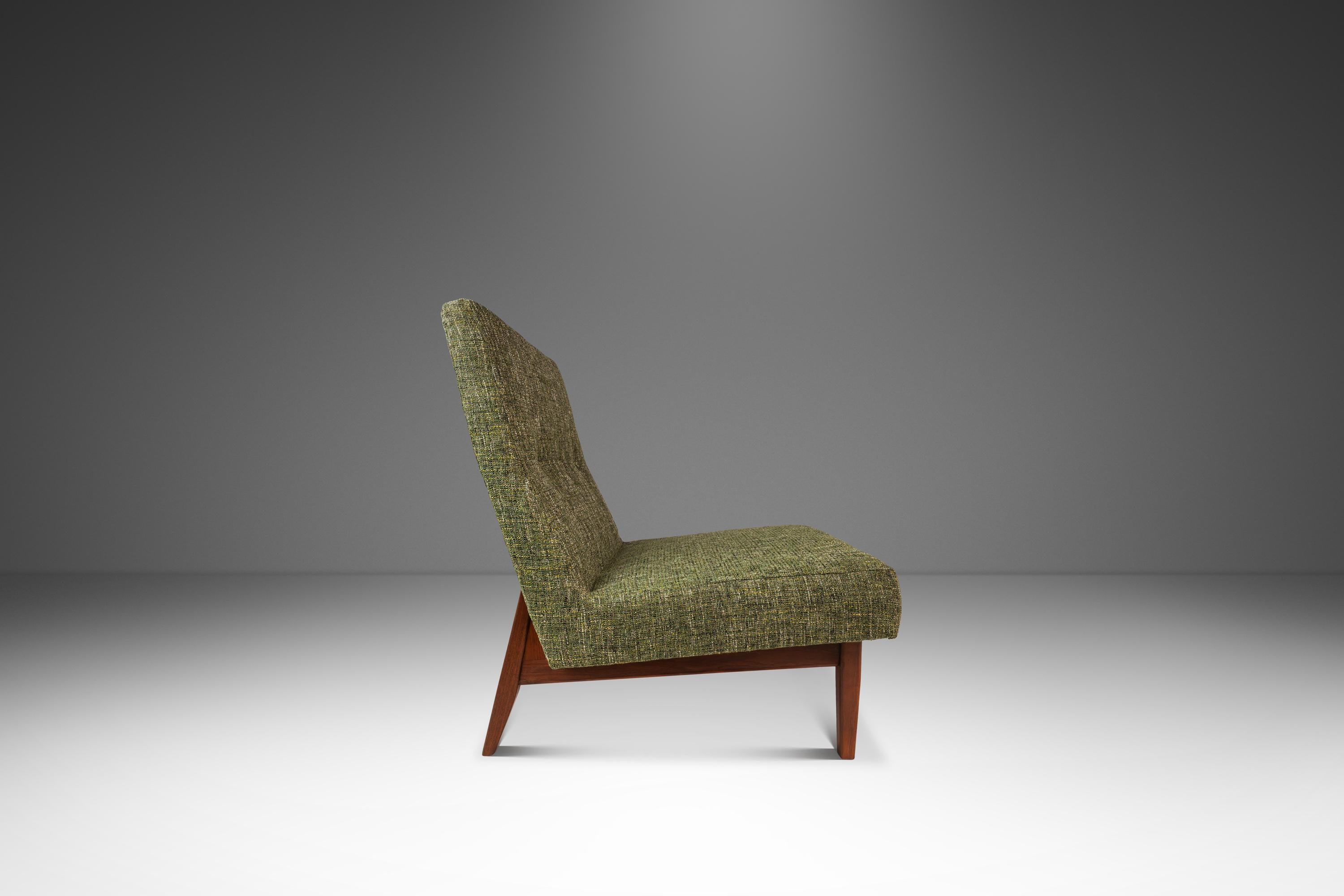 Silla de salón recién tapizada por Milo Baughman para Thayer Coggin, EE.UU., c. 1960 mediados del siglo XX en venta