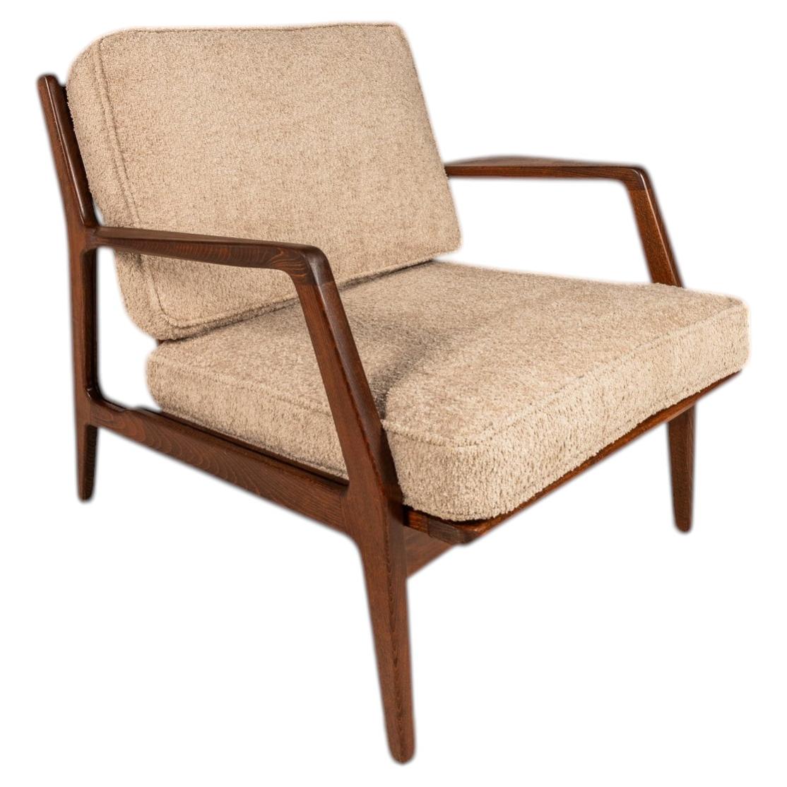 Model 59 Chair, Lawrence Peabody and Ib Kofod Larsen, Selig, Denmark, c. 1950's For Sale