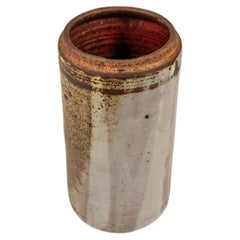 Large Mid-Century Japanese Stoneware Studio Pottery Glazed Vase, Japan, c. 1970s