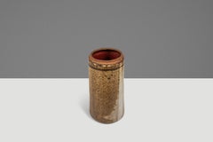 Large Mid-Century Japanese Stoneware Studio Pottery Glazed Vase, Japan, c. 1970s