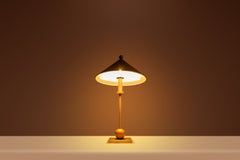 Set of 2 Memphis Style Table Lamps by George Kovacs for Sonneman, USA, c. 1990s