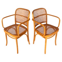 2er-Set „Prag“-Stühle, Josef Frank & Josef Hoffmann, Stendig, Polen, 1960er Jahre