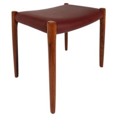 Pouf modèle 77A, Niels Otto Møller pour J.L. Møller Mobelfabrik, Danemark, années 1960