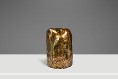 1 of 1 Solid Brass Vessel / Vase, Mark Leblanc for Leblanc Studios, USA, 2020s