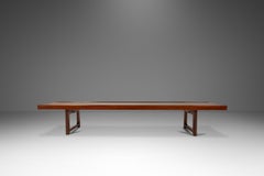 "Krobo” Table / Bench in Rosewood, Torbjørn Afdal for Bruksbo, Norway, c. 1960s