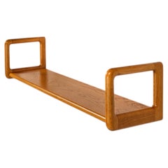 Petite Wall-Hanging Shelf in White Oak by Dyrlund, Denmark, c. 1960s