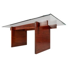 Dining Table in Rosewood, Sigurd Hansen for Haslev Møbelsnedkeri, Denmark, 1970s