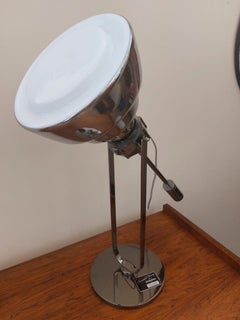 "Glas" table lamp in metallized glass and chrome by Diesel for Foscarini