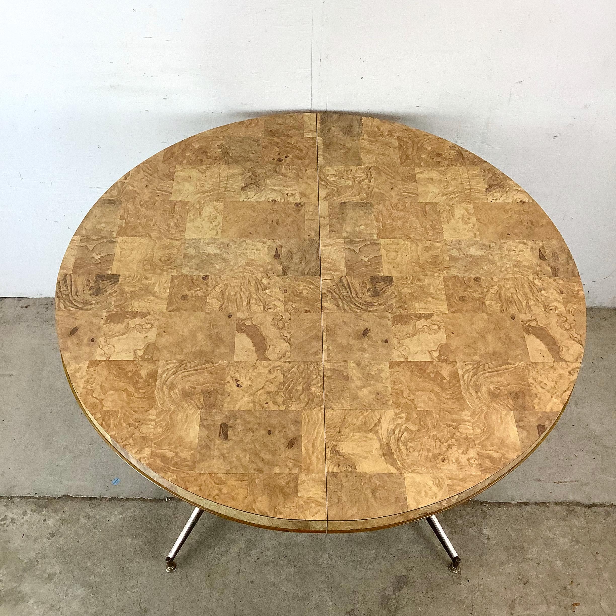 Unknown Vintage Circular Dining Table For Sale