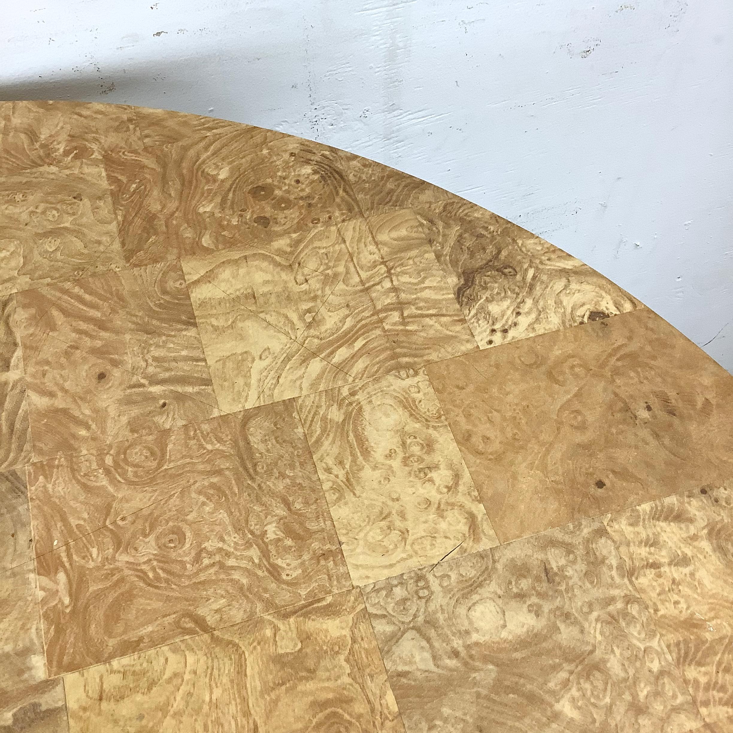 Metal Vintage Circular Dining Table For Sale