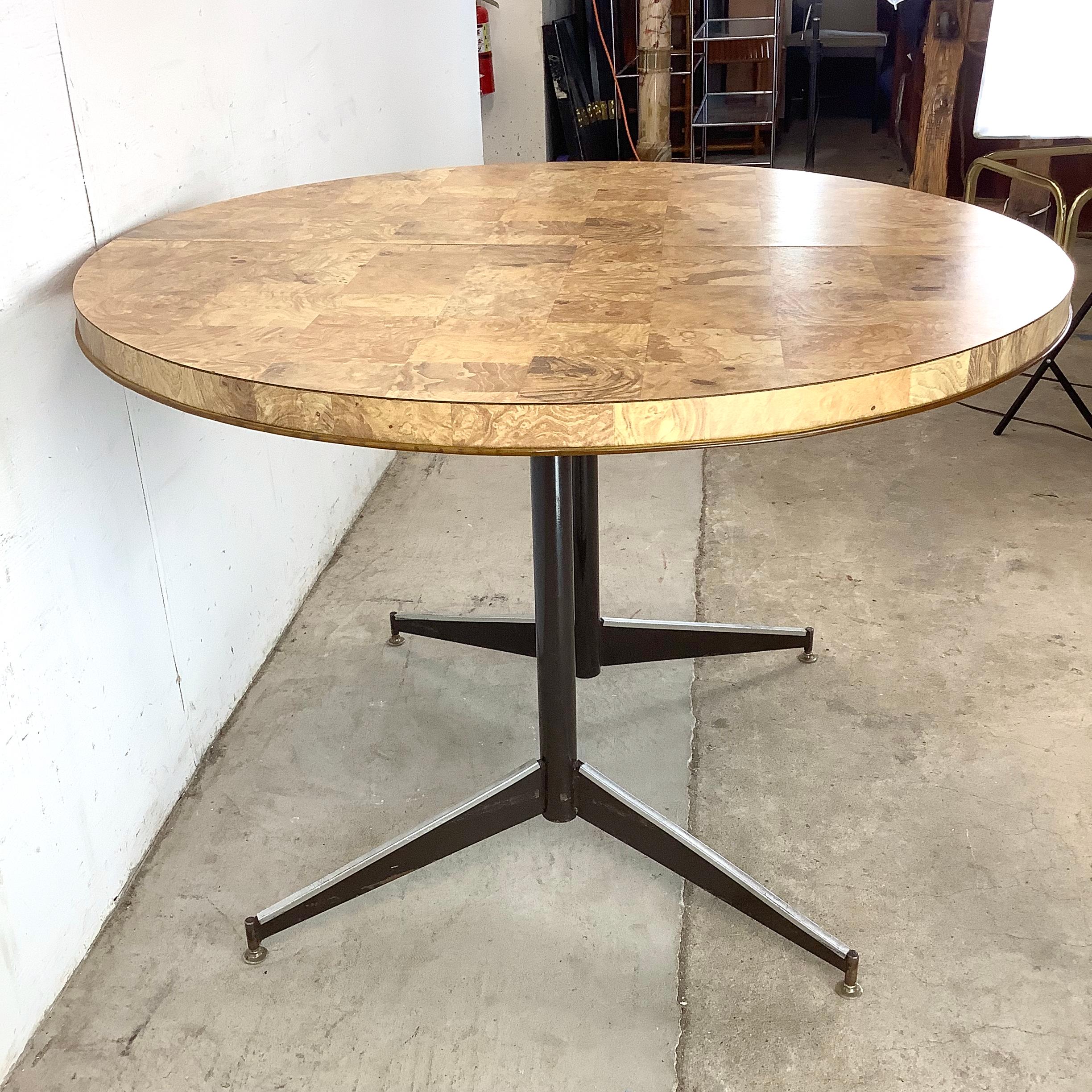 Vintage Circular Dining Table For Sale 5