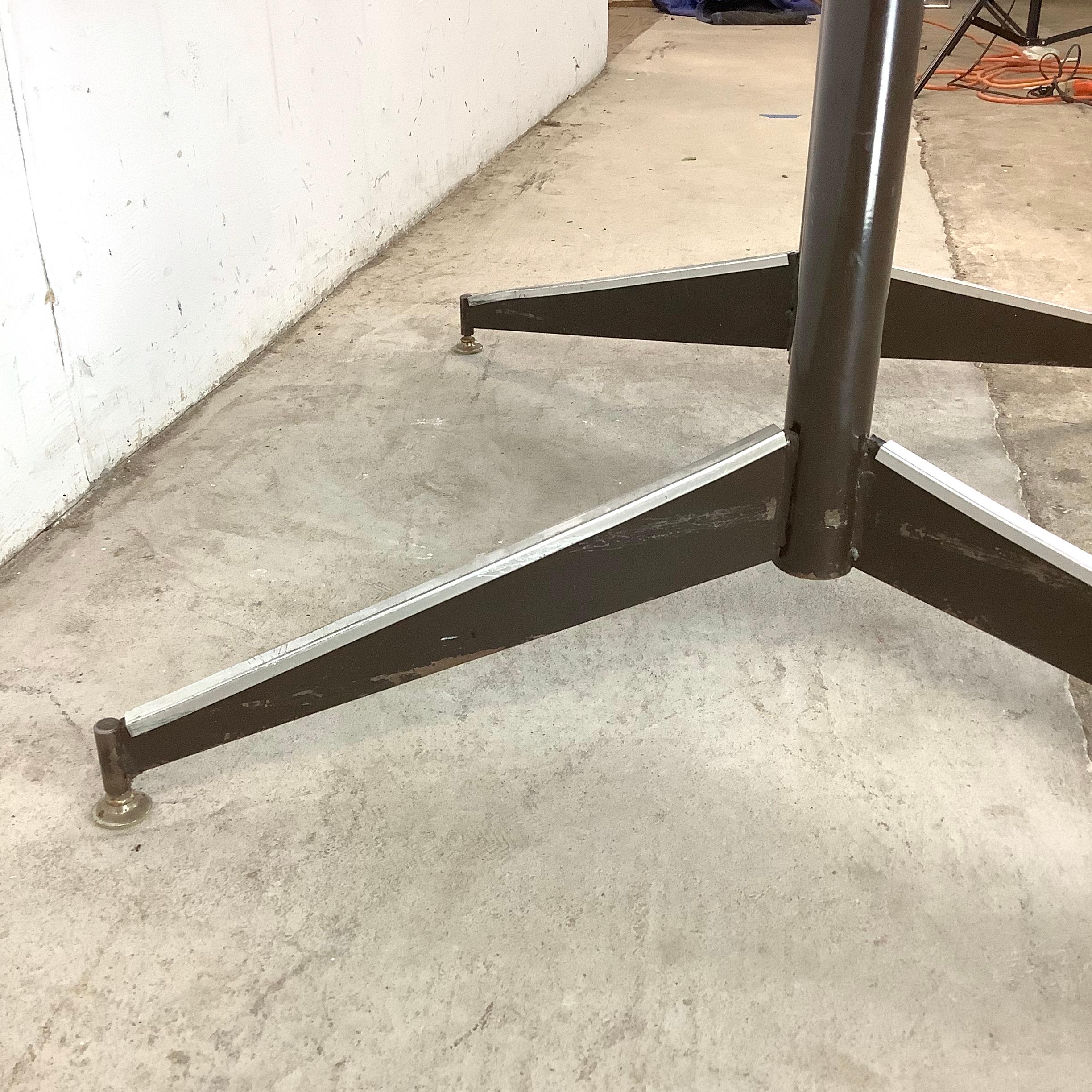 Vintage Circular Dining Table For Sale 9