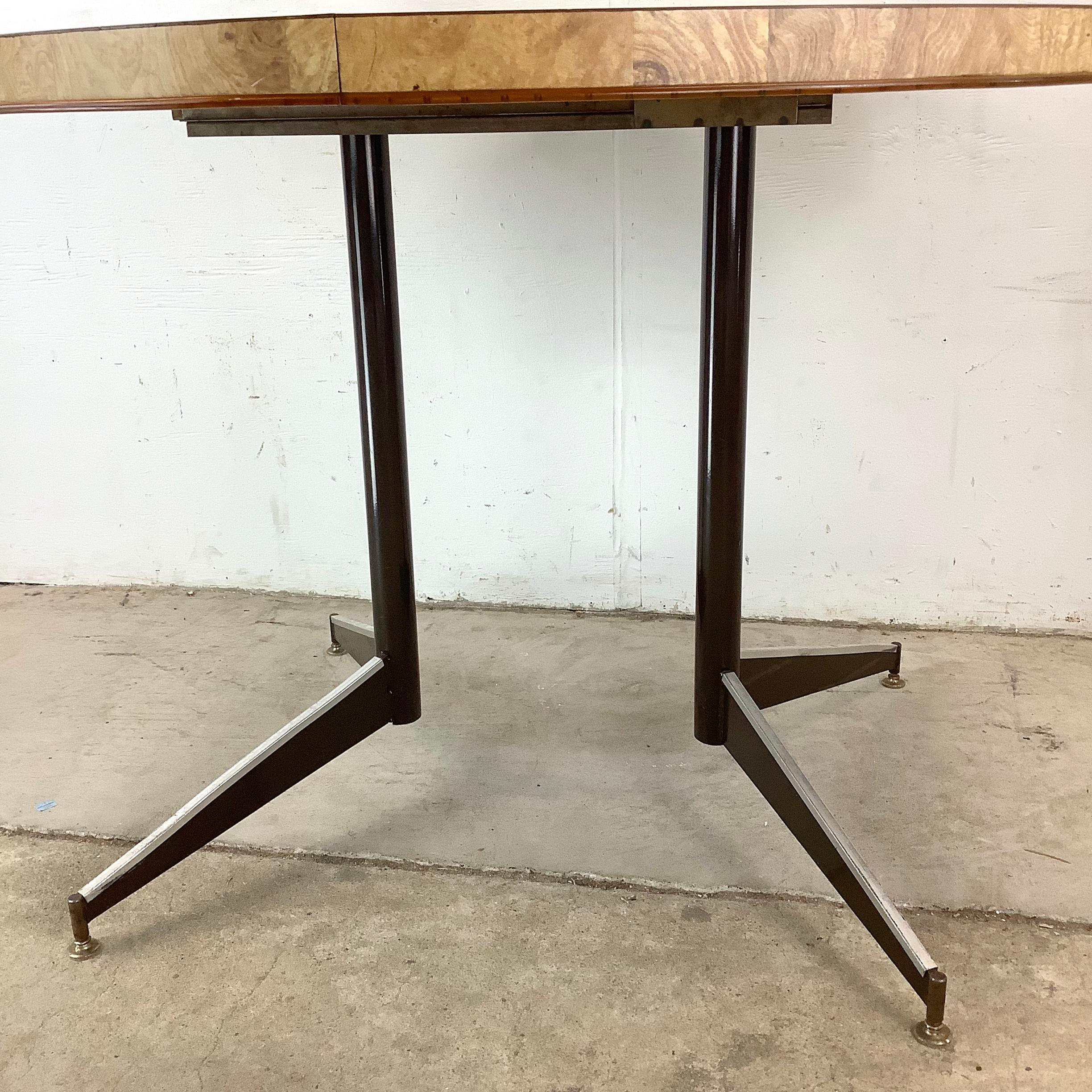 Vintage Circular Dining Table For Sale 8