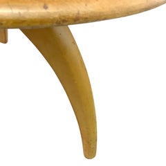Table basse « Lazy Susan » en bouleau massif, style Mid-Century Modern, de la marque Heywood-Wakefield, années 1950