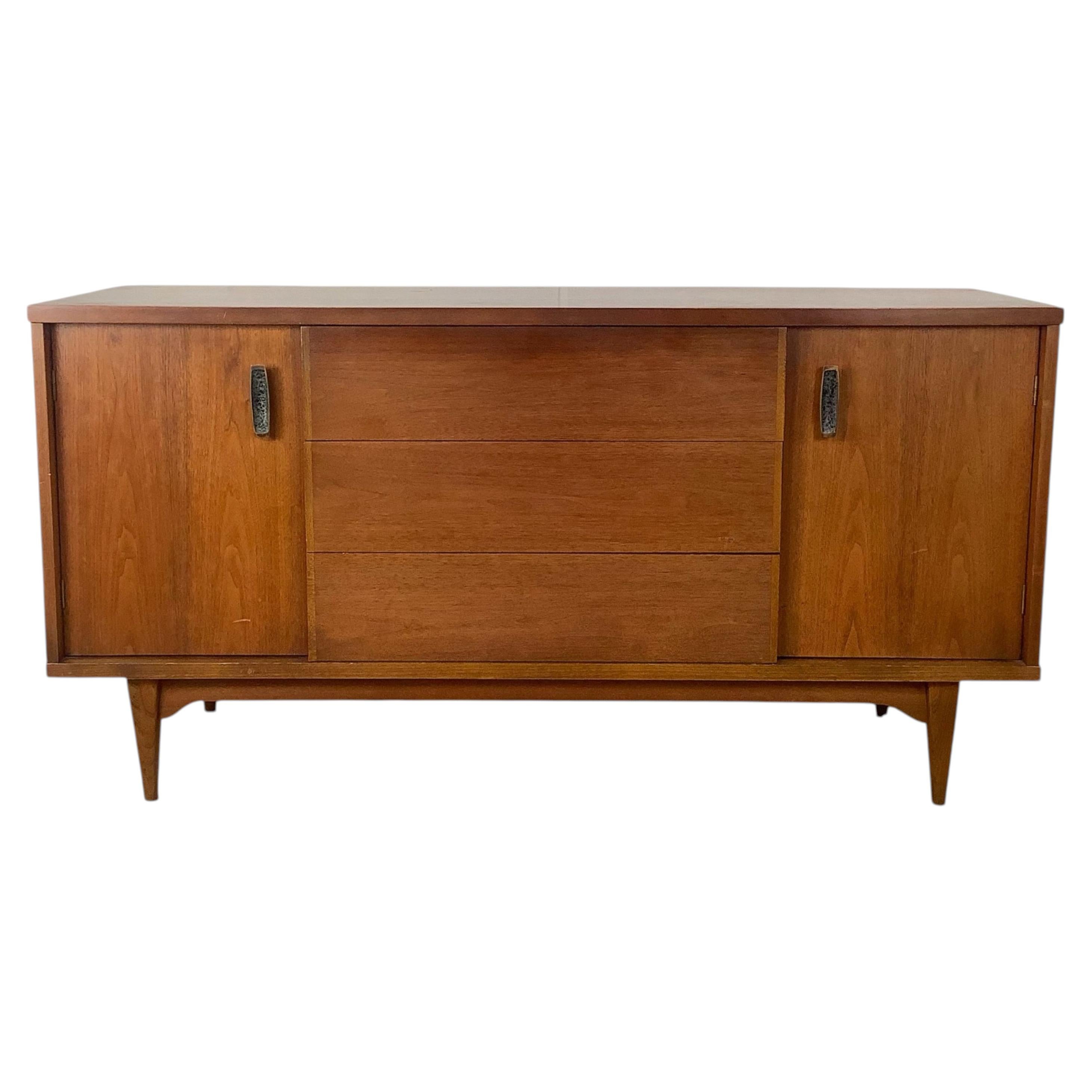 Mid-Century Modern Walnut Sideboard, 1960s For Sale