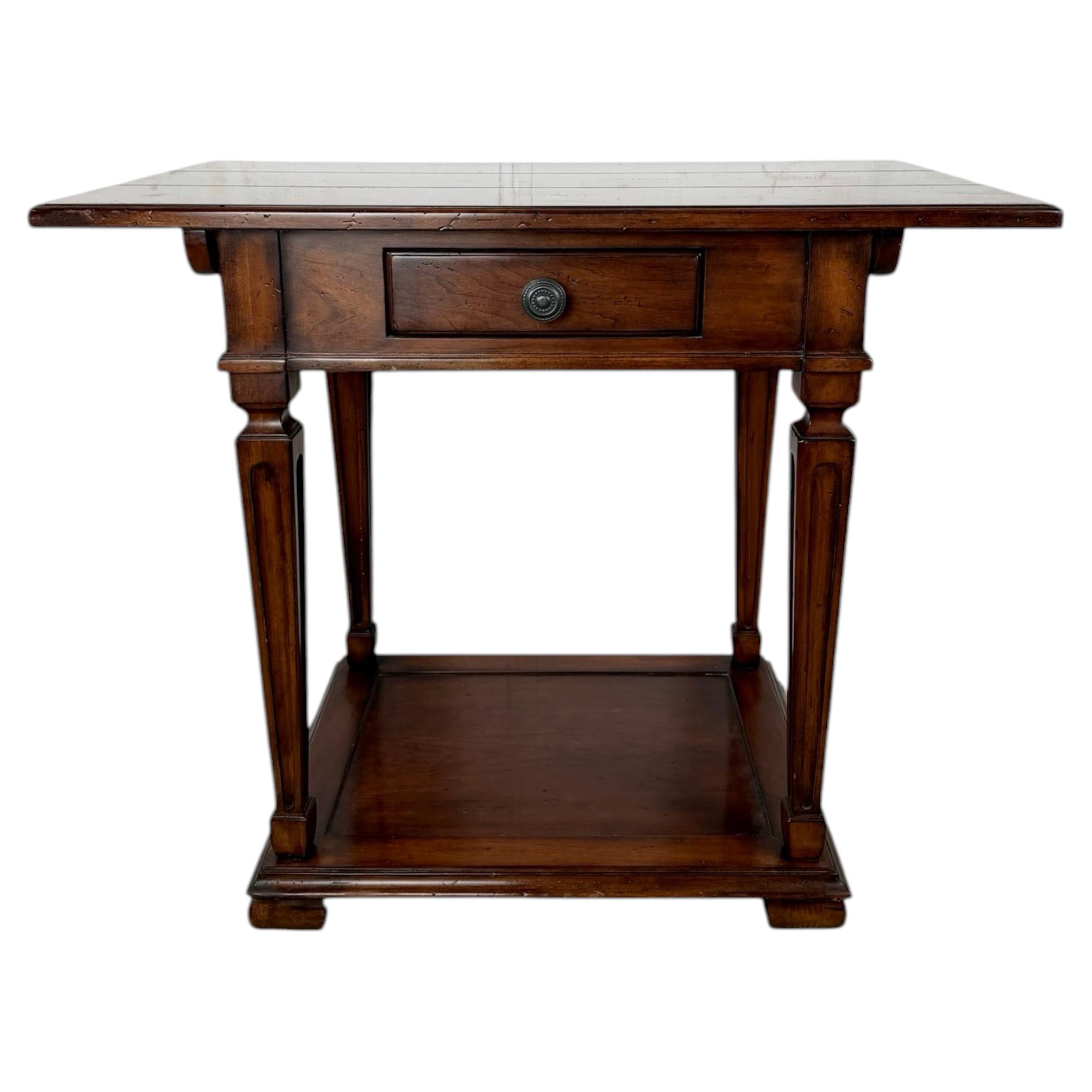 Vintage Milling Road for Baker Furniture French Provincial Side Table For Sale