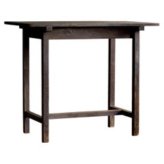 Japanese Antique Chestnut Wood Table, Late Meiji to Taisho Period