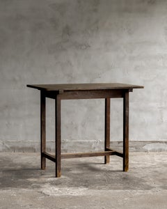 Japanese Antique Chestnut Wood Table, Late Meiji to Taisho Period