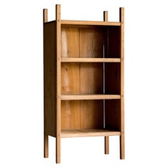 Japanese Vintage Cedar Open Shelf with Distinctive Design, Circa 1930
