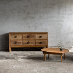 Commode japonaise vintage, début de l'ère Showa, vers 1935, wabi-sabi