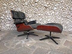 Eames Lounge Chair 670 & Ottoman 671 aus Palisanderholz, Herman Miller, 1960er Jahre