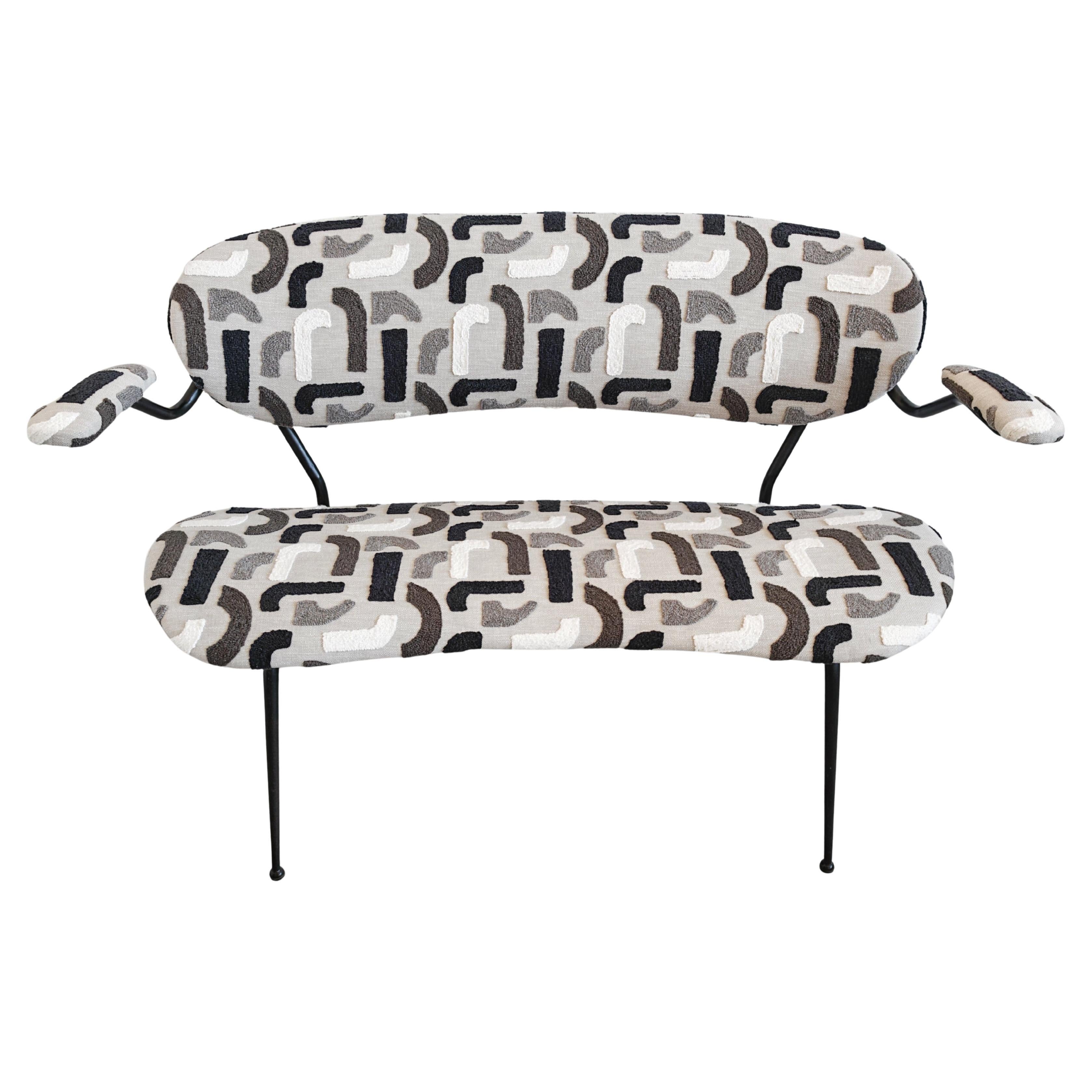 Canapé 2 places conçu par Gastone Rinaldi pour RIMA, Italie 1954