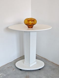 Vase Ikebana en verre soufflé à la bouche du milieu du siècle par Dragan Drobnjak
