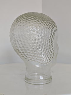 Mid Century Modern Mannequin Glass Heads, Italy 1960s