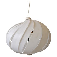 Lámpara colgante «Alicante» de estilo Space Age, diseñada por Harvey Guzzini para Meblo, Yugoslavia, década de los 70