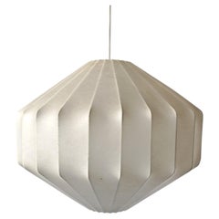 Mid Century Modern Cocoon Pendant by Friedel Wauer for Goldkant Leuchten, German