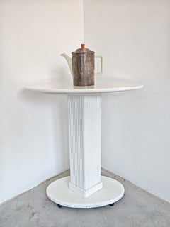 Art-Déco-Teekanne von WMF aus gehämmertem, vernickeltem Messing, Deutschland, 1930er Jahre