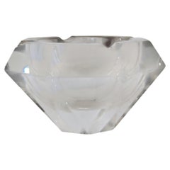 Cendrier en verre de Murano de style « Mid-Century Modern » en forme de losange, signé Flavio Poli, Italie