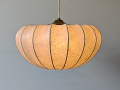 Mid Century Modern Cocoon Pendant by Friedel Wauer for Goldkant Leuchten, German