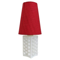 MCM Sculptural Bubble Glass Table Lamp attr. to Helena Tynell, Germany 1970s